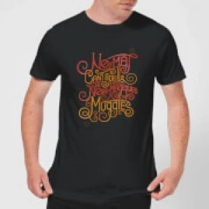 Image of Fantastic Beasts No-Maj Mens T-Shirt - Black