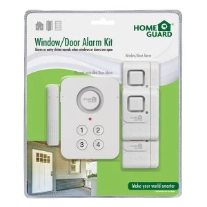 image of HomeGuard Wireless Home Alarm Kit - Door and Window Alarms