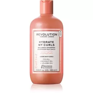 image of Revolution Haircare My Curls 1+2 Hydrate My Curls Deeply Regenerating Shampoo For Wavy Hair 400ml