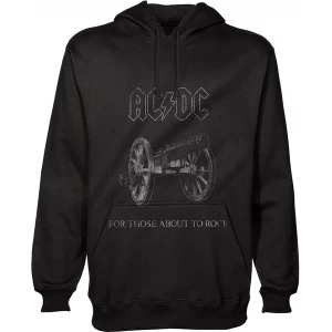 Image of AC/DC About to Rock Mens Large Hoodie - Black