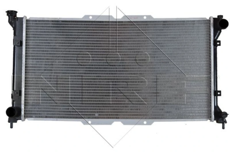 Image of NRF 53512 Engine radiator EASY FIT Brazed cooling fins, Aluminium, with fastening material Aluminium Radiator,engine cooling (470)