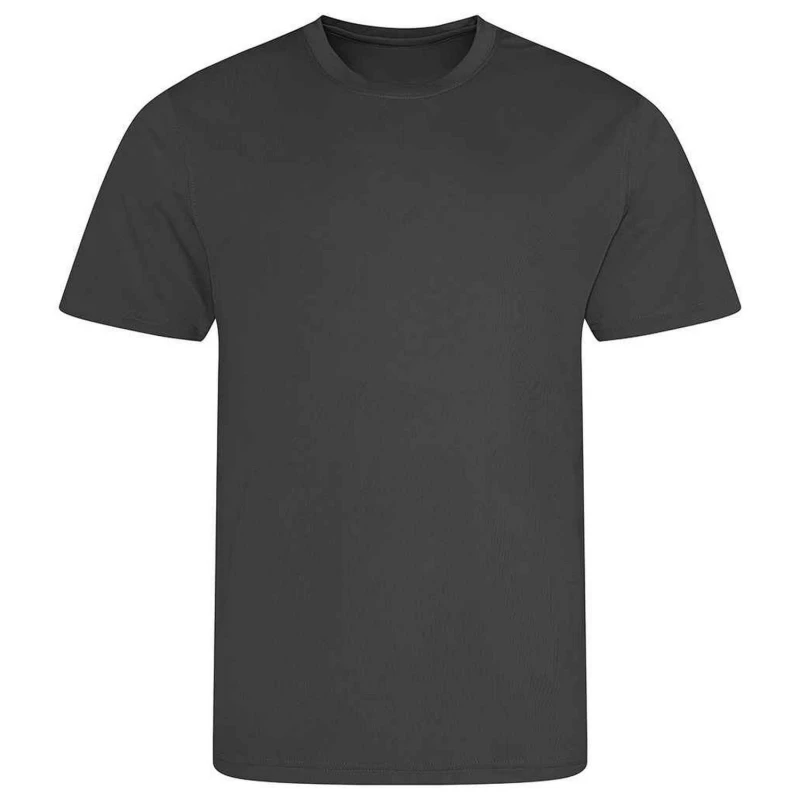 Image of AWDis Cool Plain Magenta T-Shirt in Charcoal Size: 12-13 Years Charcoal Unisex 12-13 Years
