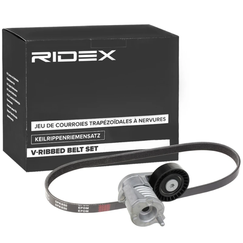Image of RIDEX 542R0968 V-ribbed belt set V-Ribbed Belt Set (542)