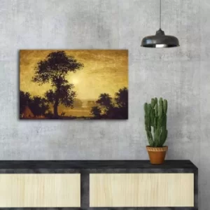 Image of FAMOUSART-110 Multicolor Decorative Canvas Painting
