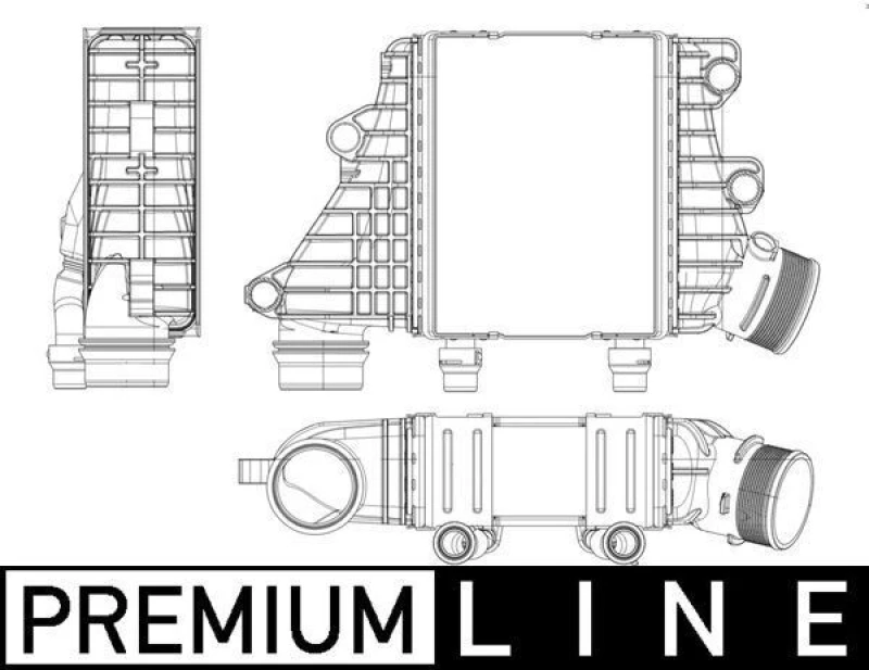 Image of Intercooler MAHLE CI 412 000P