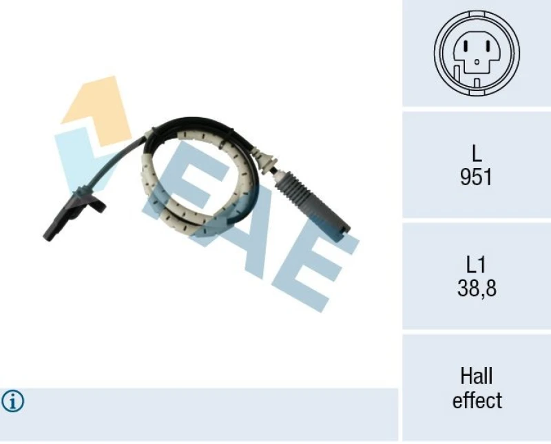 Image of FAE ABS sensor FAE 78185