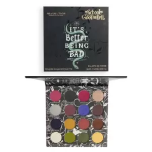Image of The School For Good & Evil x Makeup Revolution Nevers Eyeshadow Palette