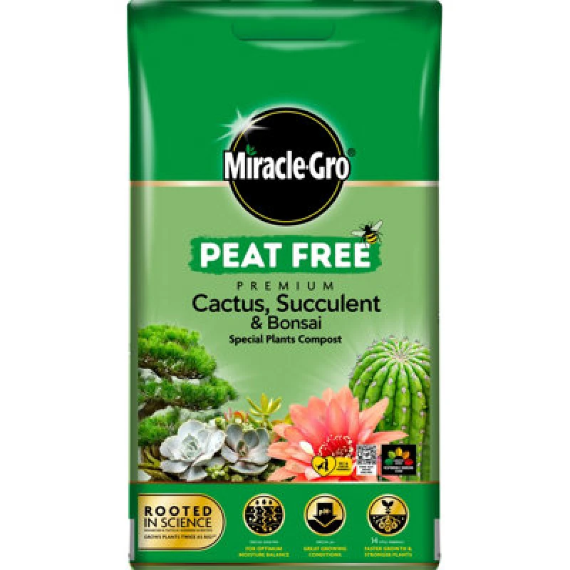 Image of Miracle-Gro Peat-Free Cacti & Succulent Compost 10L