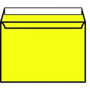 Image of C5 Wallet Envelope Peel and Seal 120gsm Banana Yellow Pack of 250