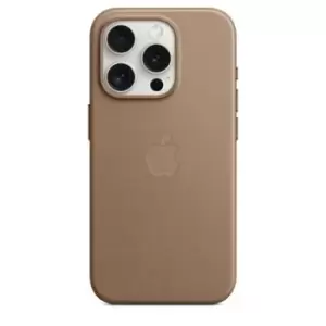 image of iPhone 15 Pro Apple FineWoven Case with MagSafe MT4J3ZM/A - Taupe