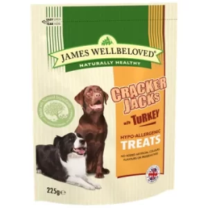 Image of James Wellbeloved Turkey Crackerjacks Dog Treats 225g