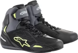 Image of Alpinestars Faster-3 Drystar Shoes Black Cool Gray Orange Fluo US 12