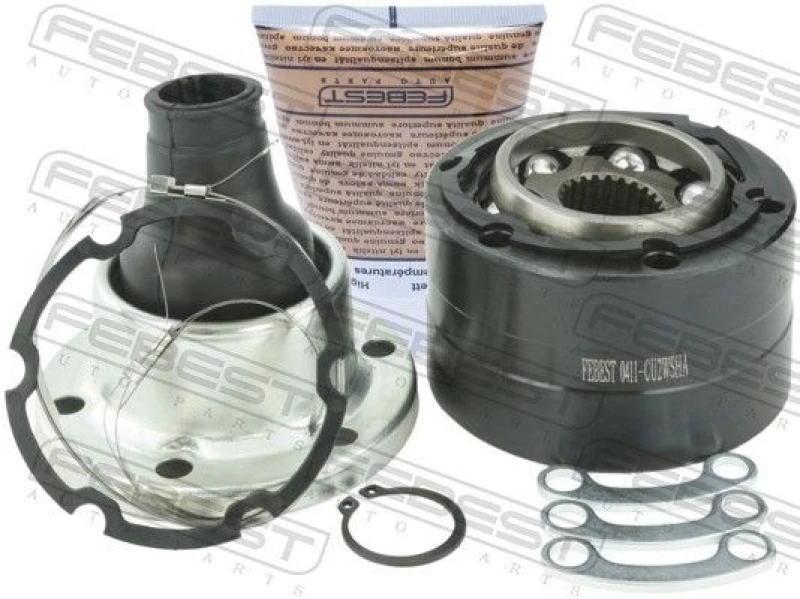 Image of FEBEST 0411-CU2WSHA Drive Shaft Coupler Joint,propeller shaft (1427)