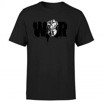 Image of Marvel Avengers Infinity War War Fist T-Shirt - Black - 3XL - Black
