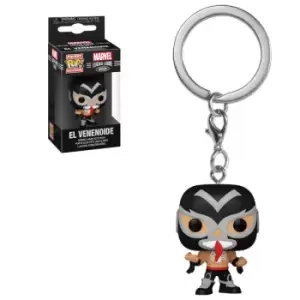 image of Marvel Luchadores Venom Pop! Keychain