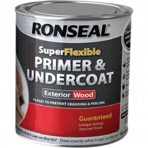 Ronseal Super Flexible Wood Primer and Undercoat Grey 750ml