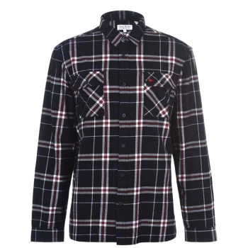 image of Jack Wills Tomlin Check Flannel Shirt - Navy