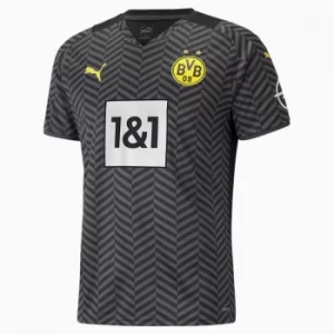 Image of PUMA BVB Away Replica Mens Jersey, Asphalt Grey, size 2X Large, Clothing