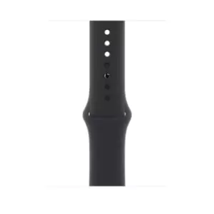 image of Apple MKUQ3ZM/A Smart Wearable Accessories Band Black Fluoroelastomer