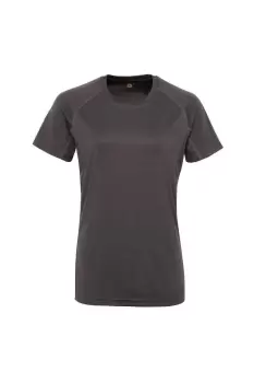 Image of Tri Dri Panelled Crew Neck T-Shirt