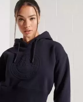 image of Superdry Expedition Embossed Boxy Hoodie