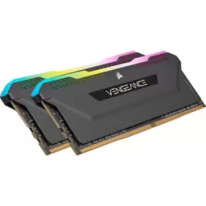 Image of Corsair Vengeance CMH16GX4M2E3200C16. Component for: PC/server Internal memory: 16GB Memory layout (modules x size): 2 x 8GB Internal memory type: DDR