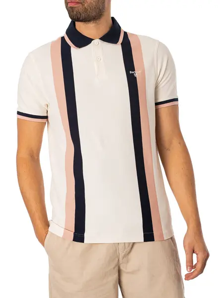 Image of Barbour Howdon Polo Shirt Whisper White L