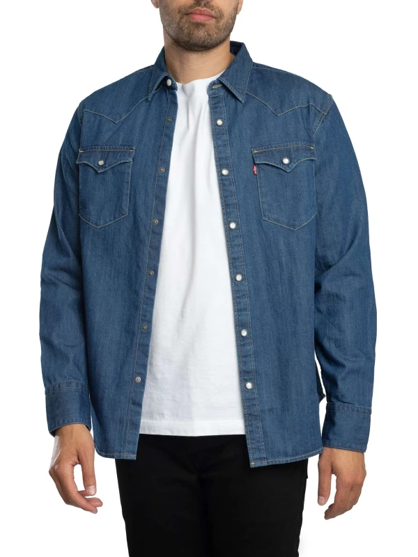 Image of Levis Barstow Western Shirt Lower Haight S