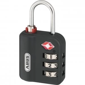 image of Abus 147TSA Series 3 Digit Combination Luggage Padlock 30mm Standard