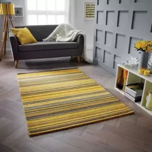 Image of Carter Ochre Yellow 160cm x 230cm Rectangle - Yellow