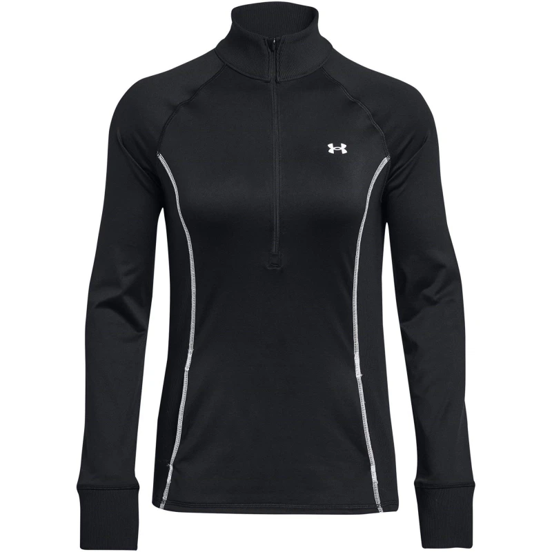 Image of Under Armour Train Cold Weather Zip Womens - Black 10