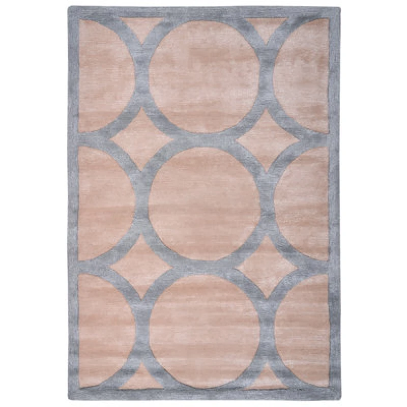 Image of Beliani Rug Malan Light Brown 160 X 230 Cm Viscose