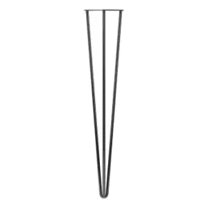 Image of Rothley 710Mm 3 Pin Hairpin Leg Gun Metal Set Of 2