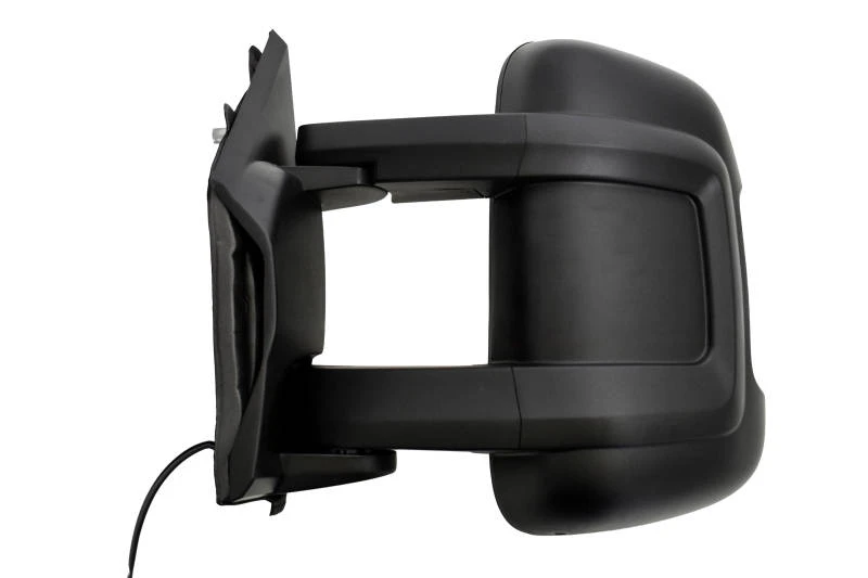 Image of PRASCO FT9307020 Wing mirror Left, black, Convex Outside Mirror (50)
