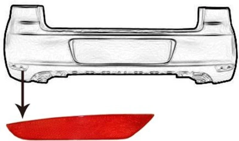 Image of VAN WEZEL Reflex Reflector VAN WEZEL 5863939