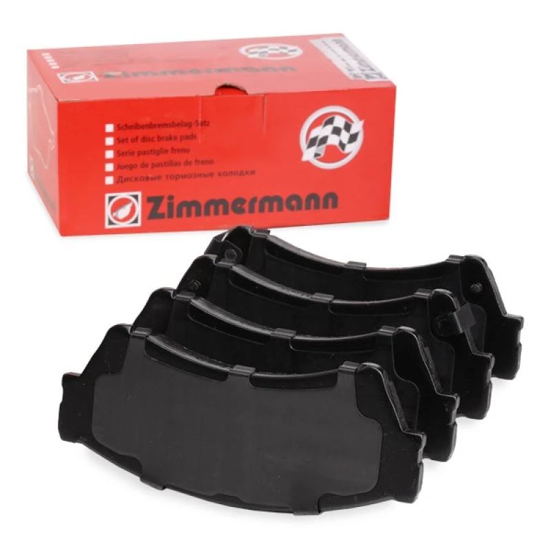 Image of ZIMMERMANN 24582.185.1 Brake pad set Front Axle, with acoustic wear warning, Photo corresponds to scope of supply Brake Pad Set,disc brake (402)