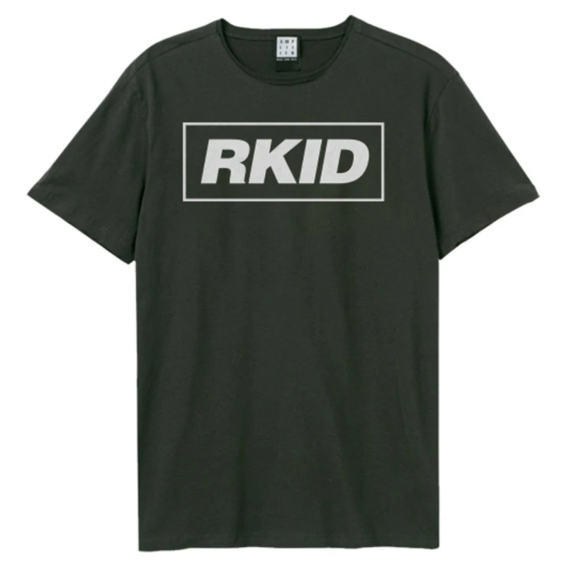 Image of Amplified Amplified Men Rkid Liam Gallagher T-Shirt in Charcoal Size: Small Charcoal S Male 5063470090013
