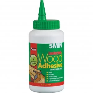 image of Everbuild Lumberjack 5 Minute Polyure Wood Adhesive Liquid 750ml