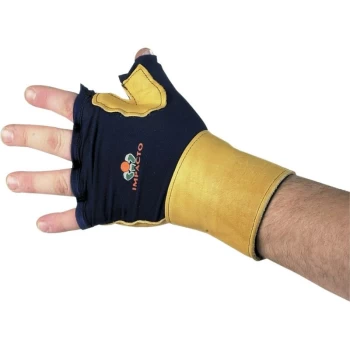 Image of 704-20 Anti-impact Palm-side Coated Blue/Yellow - Impacto Protective Products Inc