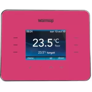 Image of Pink 3iE Underfloor Heating Thermostat - Warmup