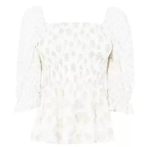 Image of French Connection French Connection Doria Top Womens - White