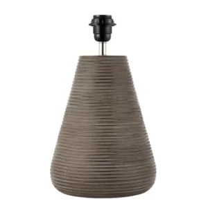 Image of Mahalla 1 Light Table Light Antique Grey Wash Wood (Base only), E27