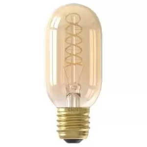 Image of Calex Standard Gold Filament Flex Tubular E27 3.8W Dimmable Light Bulb