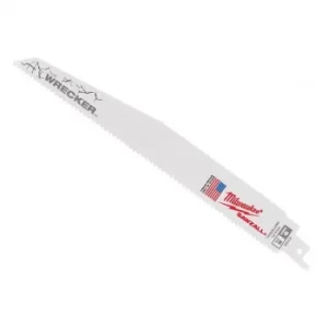 Image of Milwaukee Power Tools SAWZALL Extra Heavy-Duty Wrecker Blades 230mm 8 TPI (Pack 5)