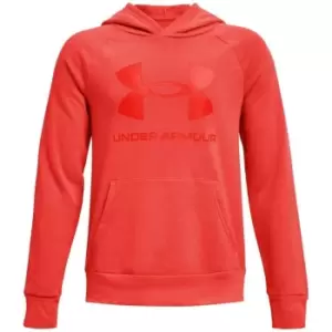 image of Under Armour Rival Fleece Hoodie Junior Boys - Orange