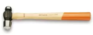 Beta Tools 1377 Copper/Tinsmith's Ball Pein Hammer Round Head Hickory Shaft 340g