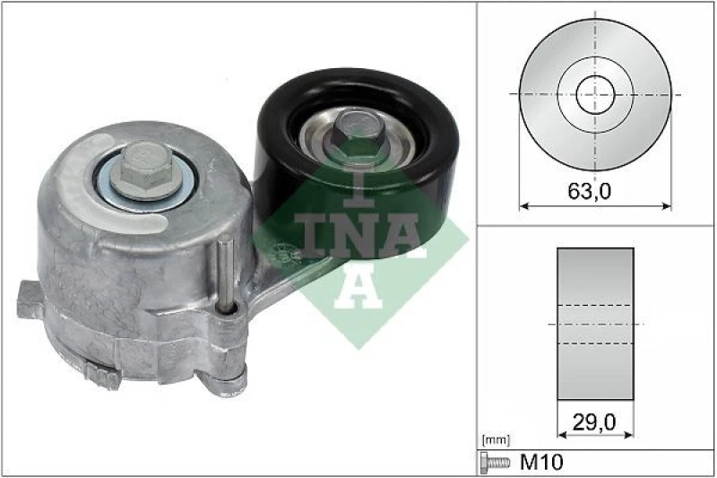 Image of Tensioner Lever, v-ribbed belt INA 534 0650 10