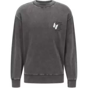 Image of BOSS Weacid Crew Sweater - Black