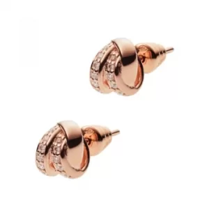 Image of Emporio Armani EG3319221 Silver Knots Earrings