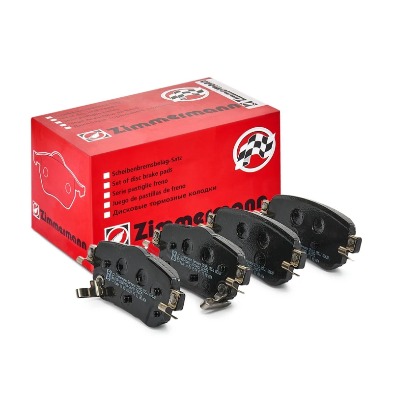 Image of ZIMMERMANN 25965.155.1 Brake pad set Rear Axle, with acoustic wear warning, Photo corresponds to scope of supply Brake Pad Set,disc brake (402)
